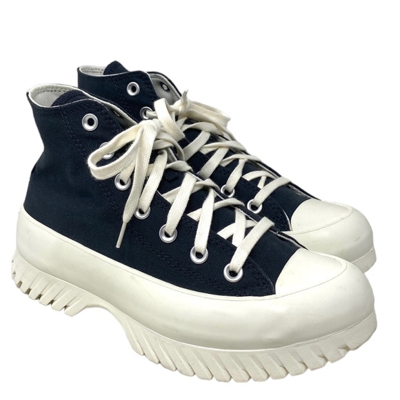 Converse Chuck Lugged 2.0 High Platform Shoes Canvas Smoke Gray Women's A01368C - Picture 2 of 9